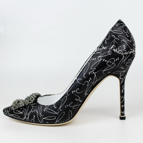 NEW MANOLO BLAHNIK Limited Edition Hangisi Pump - Picture 8 of 11